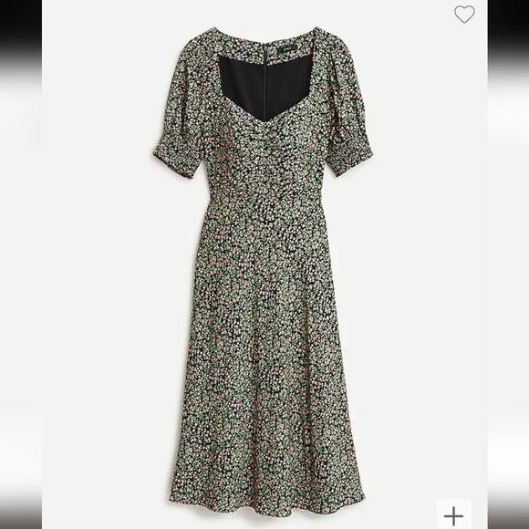 J. Crew sweetheart neckline midi dress - Picture 2 of 8